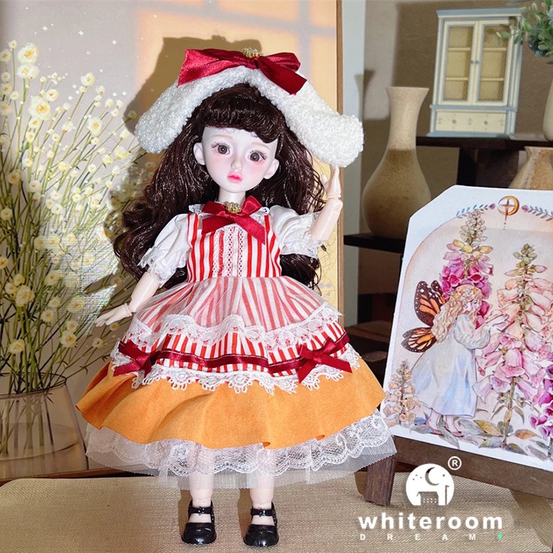 Ball jointed Doll Toys Bjd Dolls For Girls Dolls  1/6 Starry Gray Eyes 30cm Lolita Fashion Dress DIY Toy Children Birthday Gifts