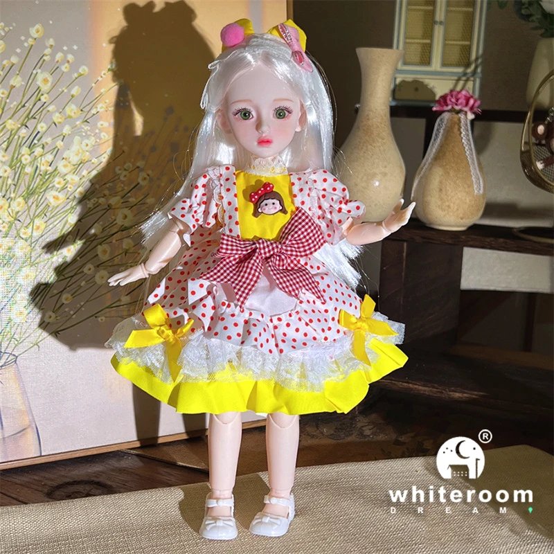 Ball jointed Doll Toys Bjd Dolls For Girls Dolls  1/6 Starry Gray Eyes 30cm Lolita Fashion Dress DIY Toy Children Birthday Gifts