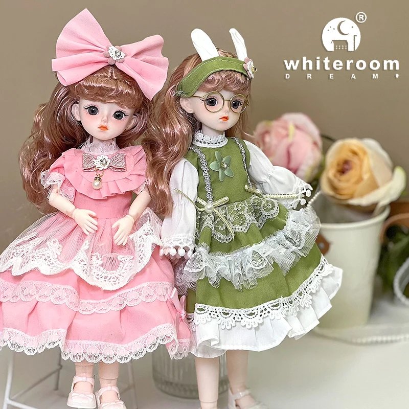 Ball jointed Doll Toys Bjd Dolls For Girls Dolls  1/6 Starry Gray Eyes 30cm Lolita Fashion Dress DIY Toy Children Birthday Gifts
