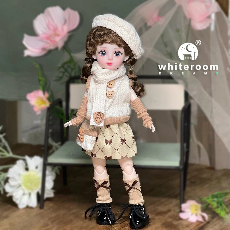 Ball jointed Doll Toys Bjd Dolls For Girls Dolls  1/6 Starry Gray Eyes 30cm Lolita Fashion Dress DIY Toy Children Birthday Gifts