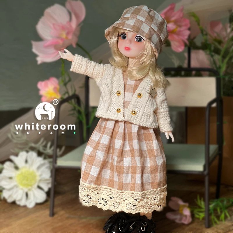 Ball jointed Doll Toys Bjd Dolls For Girls Dolls  1/6 Starry Gray Eyes 30cm Lolita Fashion Dress DIY Toy Children Birthday Gifts