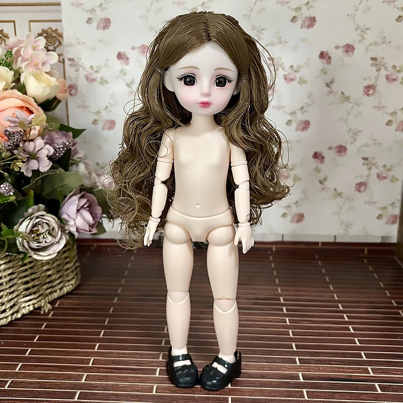 Ball jointed Doll Toys Bjd Dolls For Girls Dolls  1/6 Starry Gray Eyes 30cm Lolita Fashion Dress DIY Toy Children Birthday Gifts