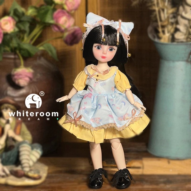 Ball jointed Doll Toys Bjd Dolls For Girls Dolls  1/6 Starry Gray Eyes 30cm Lolita Fashion Dress DIY Toy Children Birthday Gifts
