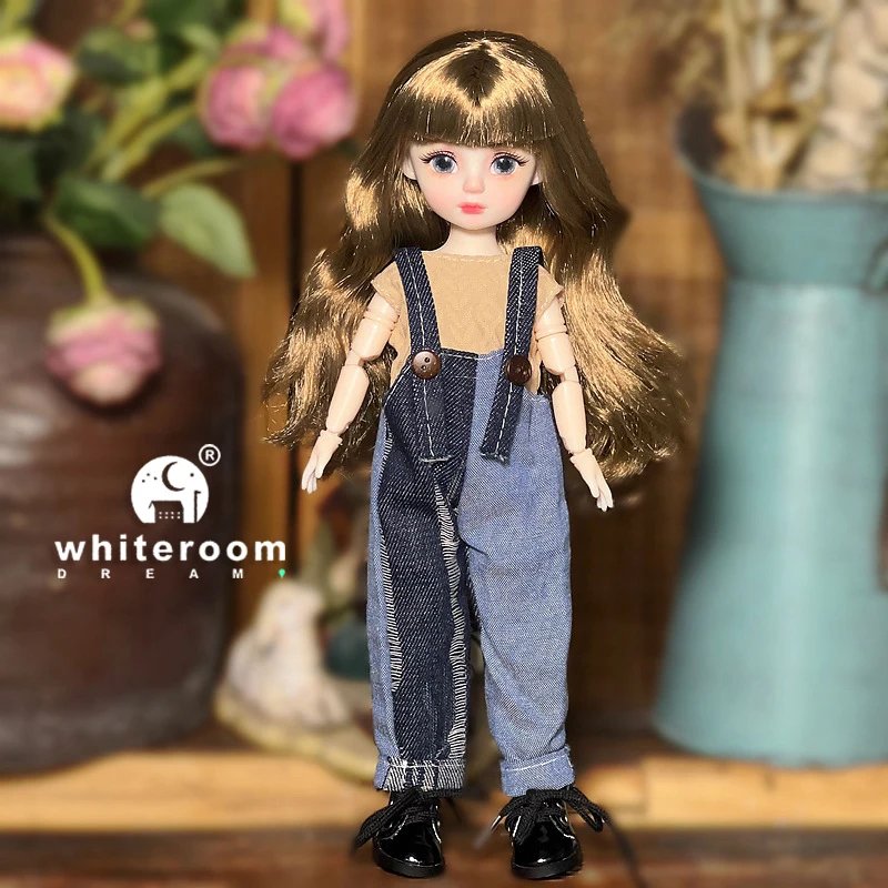 Ball jointed Doll Toys Bjd Dolls For Girls Dolls  1/6 Starry Gray Eyes 30cm Lolita Fashion Dress DIY Toy Children Birthday Gifts