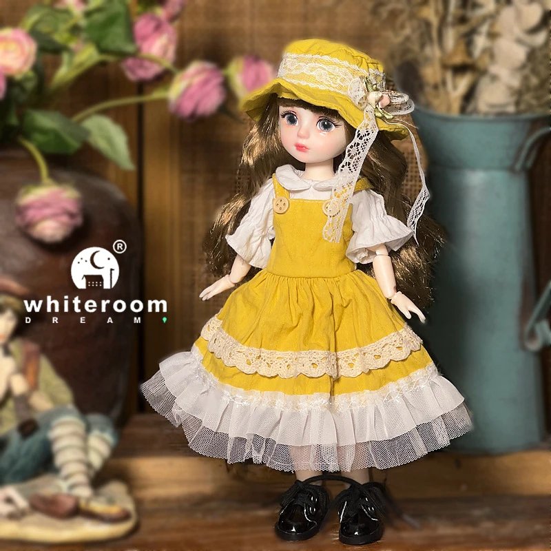 Ball jointed Doll Toys Bjd Dolls For Girls Dolls  1/6 Starry Gray Eyes 30cm Lolita Fashion Dress DIY Toy Children Birthday Gifts