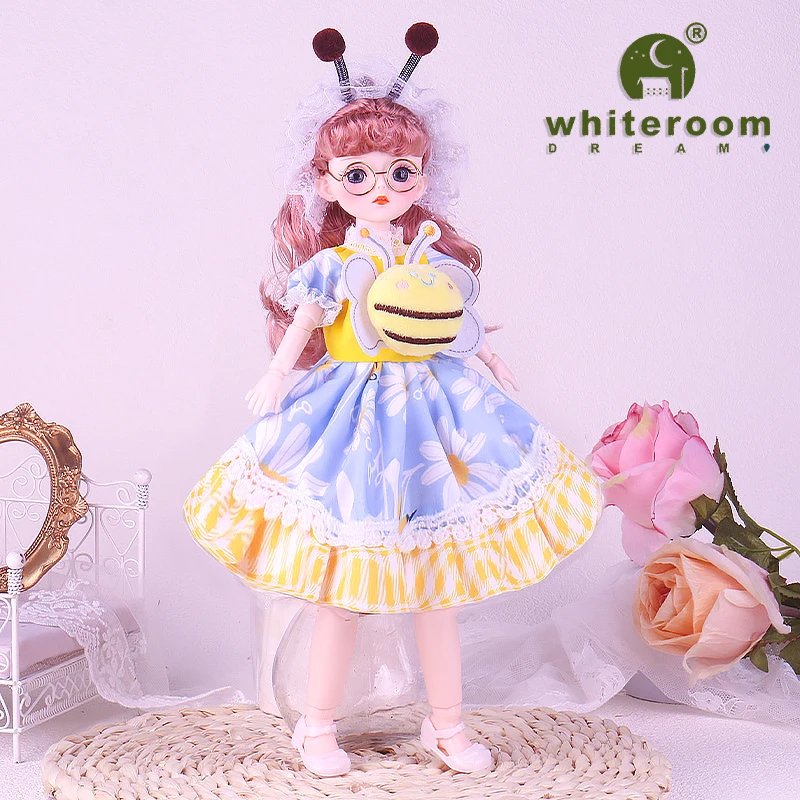 Ball jointed Doll Toys Bjd Dolls For Girls Dolls  1/6 Starry Gray Eyes 30cm Lolita Fashion Dress DIY Toy Children Birthday Gifts