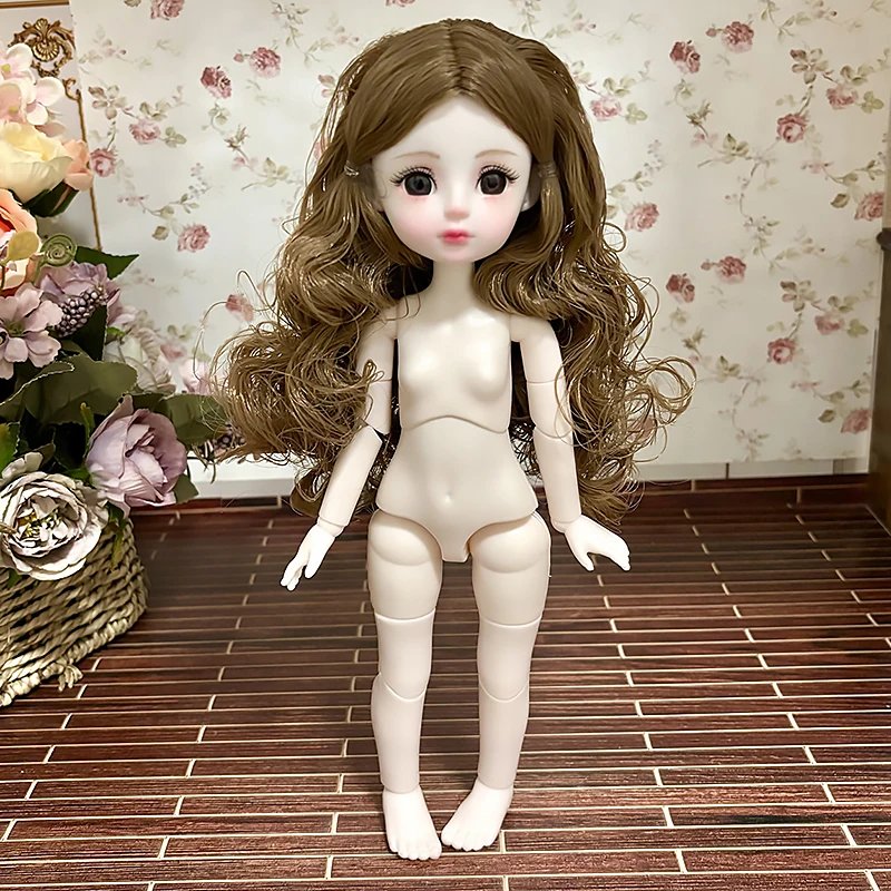 Ball jointed Doll Toys Bjd Dolls For Girls Dolls  1/6 Starry Gray Eyes 30cm Lolita Fashion Dress DIY Toy Children Birthday Gifts