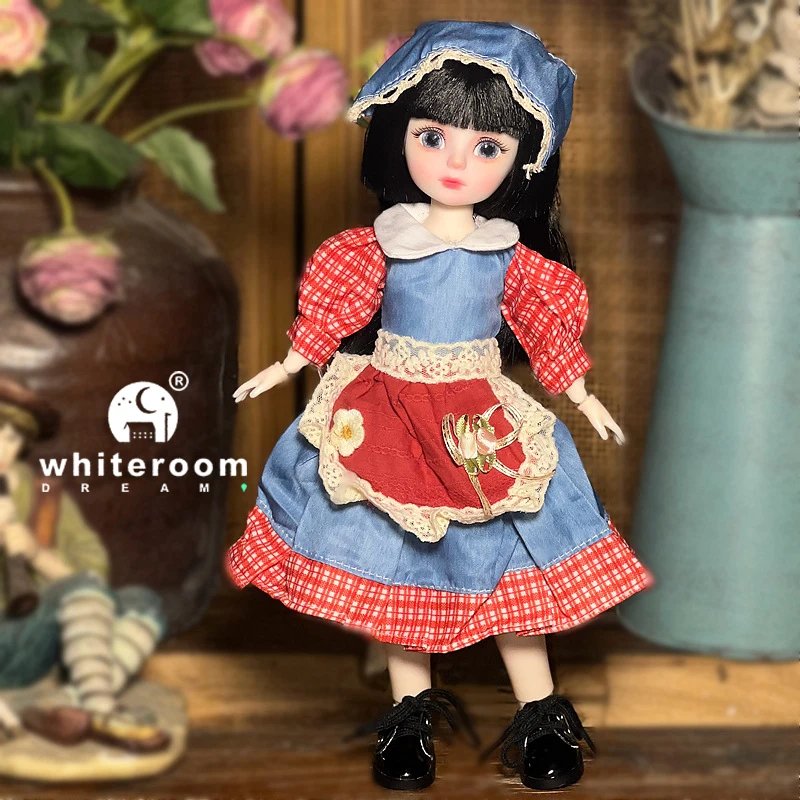 Ball jointed Doll Toys Bjd Dolls For Girls Dolls  1/6 Starry Gray Eyes 30cm Lolita Fashion Dress DIY Toy Children Birthday Gifts