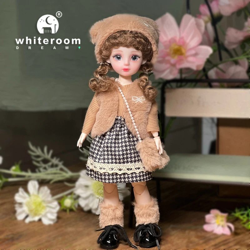 Ball jointed Doll Toys Bjd Dolls For Girls Dolls  1/6 Starry Gray Eyes 30cm Lolita Fashion Dress DIY Toy Children Birthday Gifts