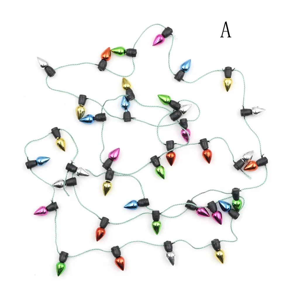 Mini Furniture Accessories String Lights Doll Accessories 0.5m String Of Fake Lights 1/12 Scale Dollhouse Miniature 7 Styles