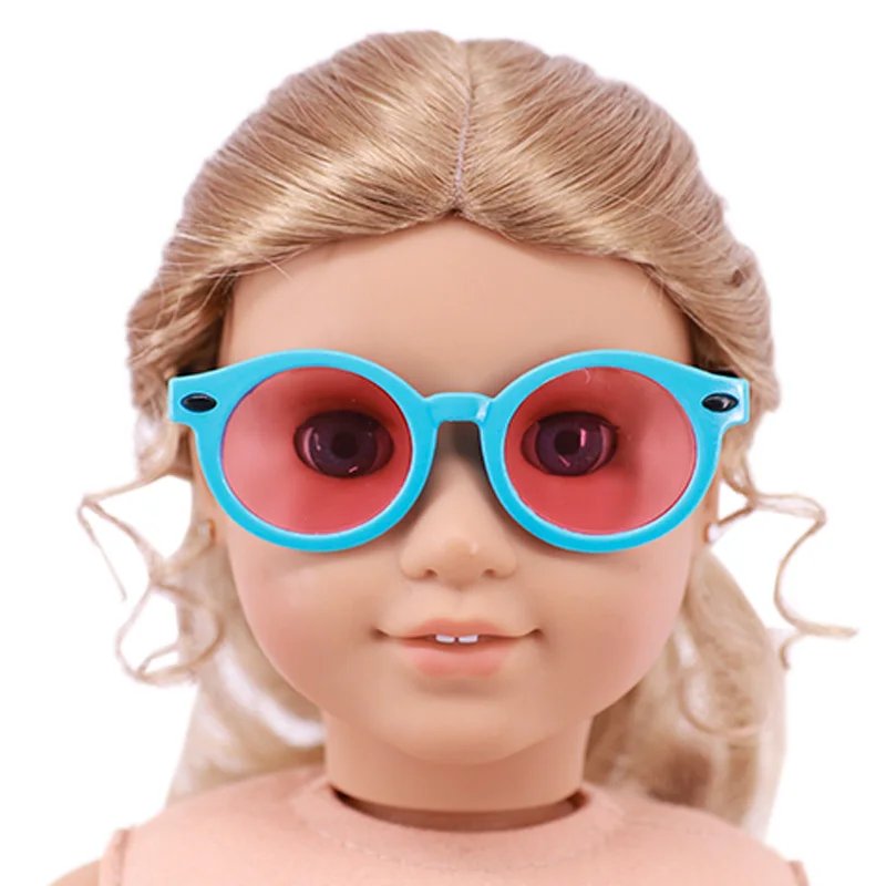 Doll Clothes Glasses 10 Colors Doll Accessories Fit 18 Inch American Doll Gift&43Cm Born Doll Baby For Our Generation Girl's Toy Doll Clothes Glasses 10 Colors Doll Accessories Fit 18 Inch American Doll Gift&43Cm Born Doll Baby For Our Generation Girl's Toy