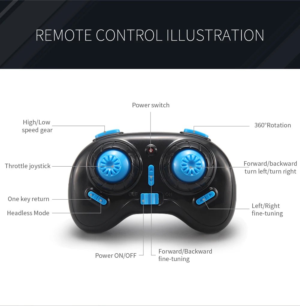 Jjrc H36 Mini Rc Drone Anti-collision 6-Axis Headless Mode Helicopter 360&deg; Flip Remote Control Quadcopter Toys Drone for Kids