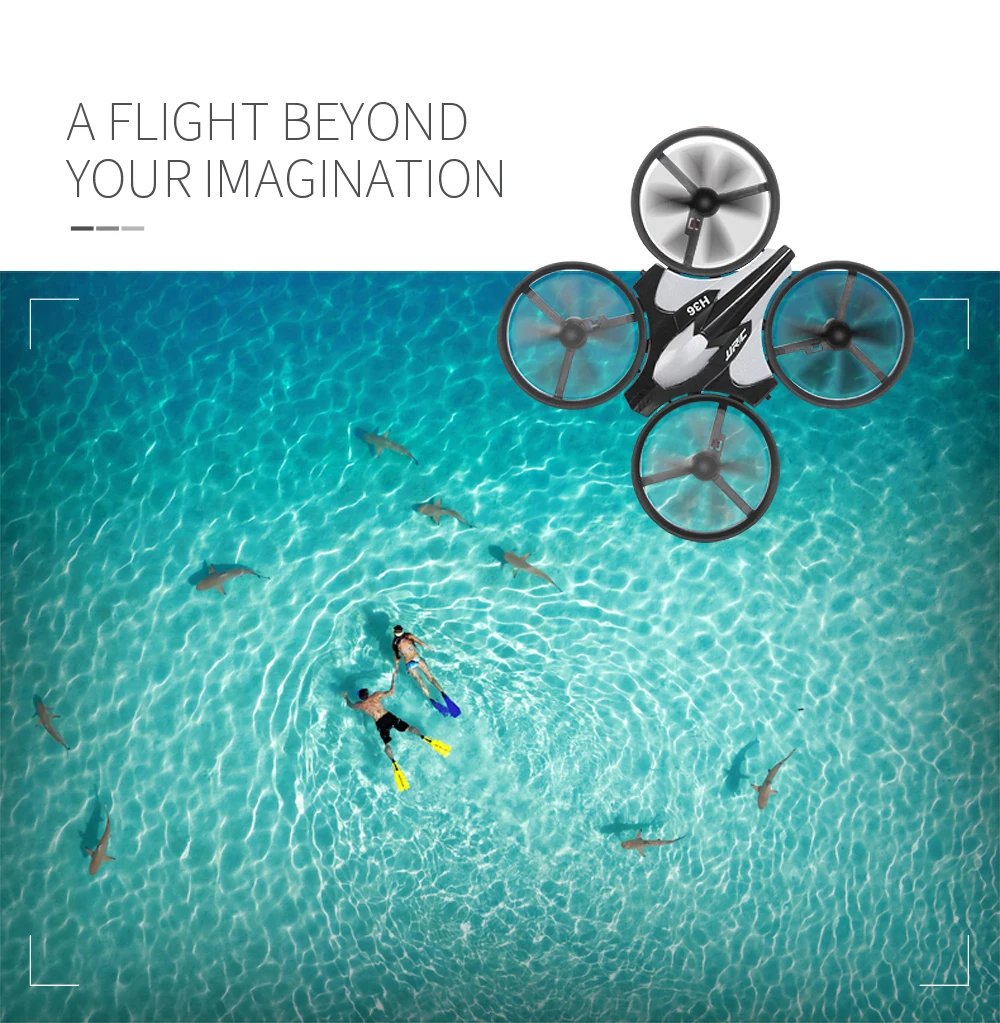Jjrc H36 Mini Rc Drone Anti-collision 6-Axis Headless Mode Helicopter 360&deg; Flip Remote Control Quadcopter Toys Drone for Kids