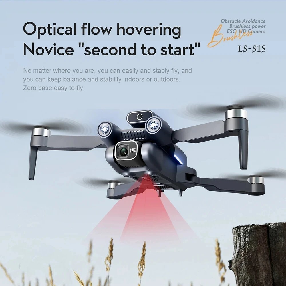 New S1S Mini Drone Profesional 8K HD Camera Obstacle Avoidance Aerial Photography Brushless Foldable Quadcopter New S1S Mini Drone Profesional 8K HD Camera Obstacle Avoidance Aerial Photography Brushless Foldable Quadcopter