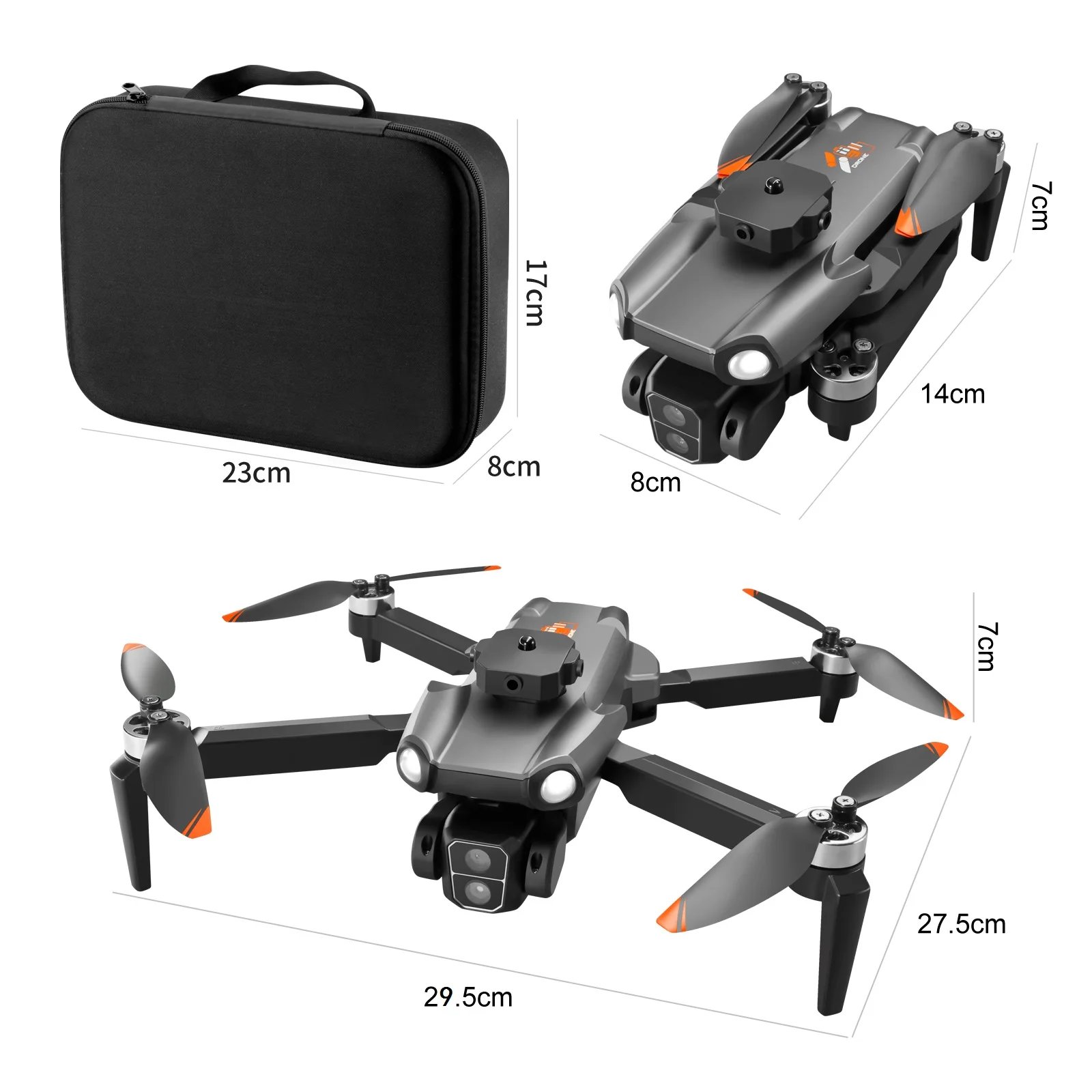 Professional S119 Drone 8K With Dual Camera 5G WIFI Smart Obstacle Avoidance FPV Brushless Motor RC Quadcopter Mini Dron