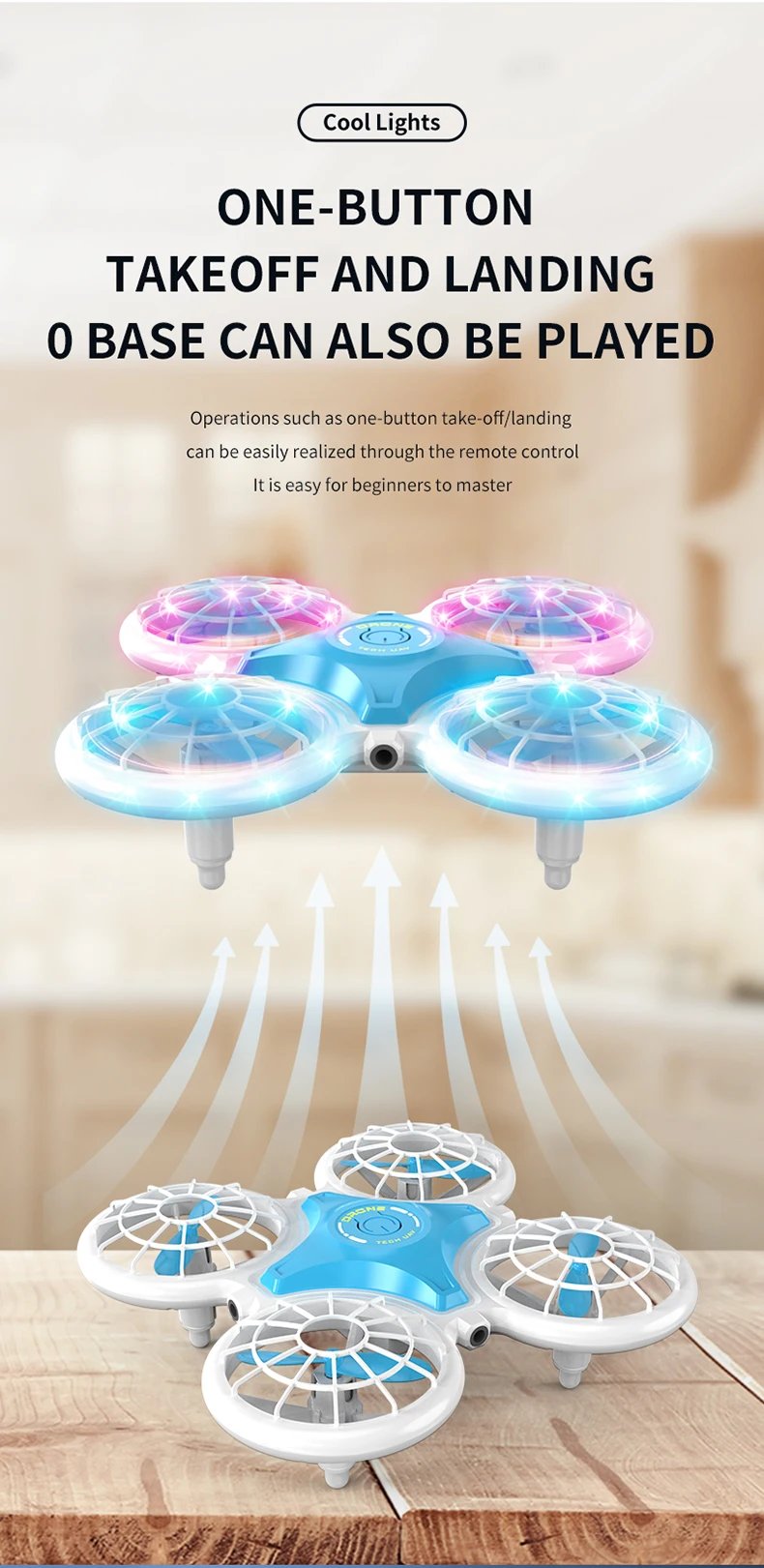 Mini Drone Flash 3D Flip 2.4G 4CH Remote Control Helicopter Altitude Hold Rc Quadcopter Aircraft Kid Toys For Children Christmas