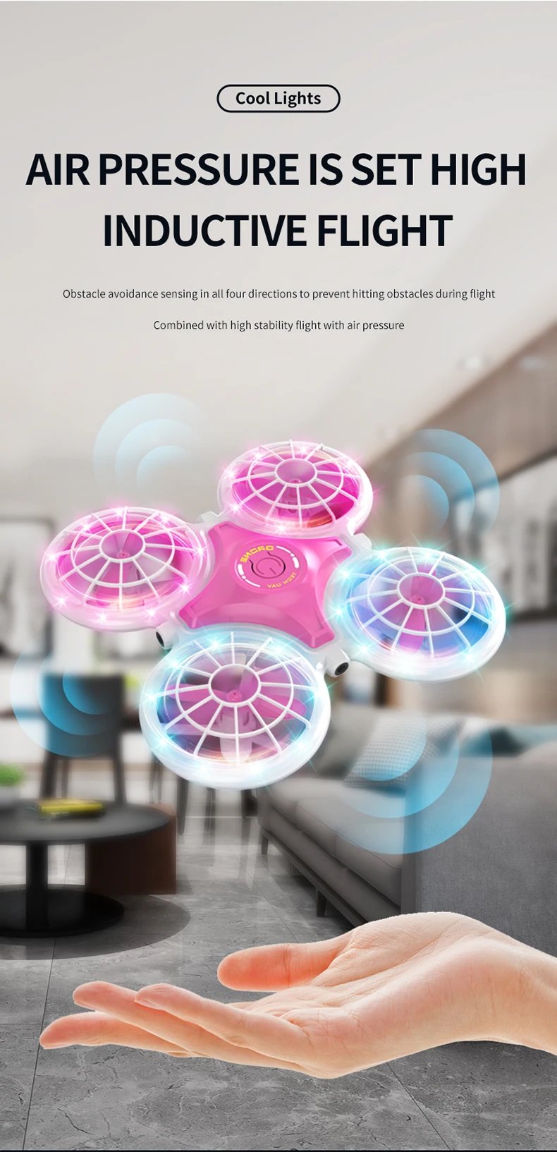 Mini Drone Flash 3D Flip 2.4G 4CH Remote Control Helicopter Altitude Hold Rc Quadcopter Aircraft Kid Toys For Children Christmas