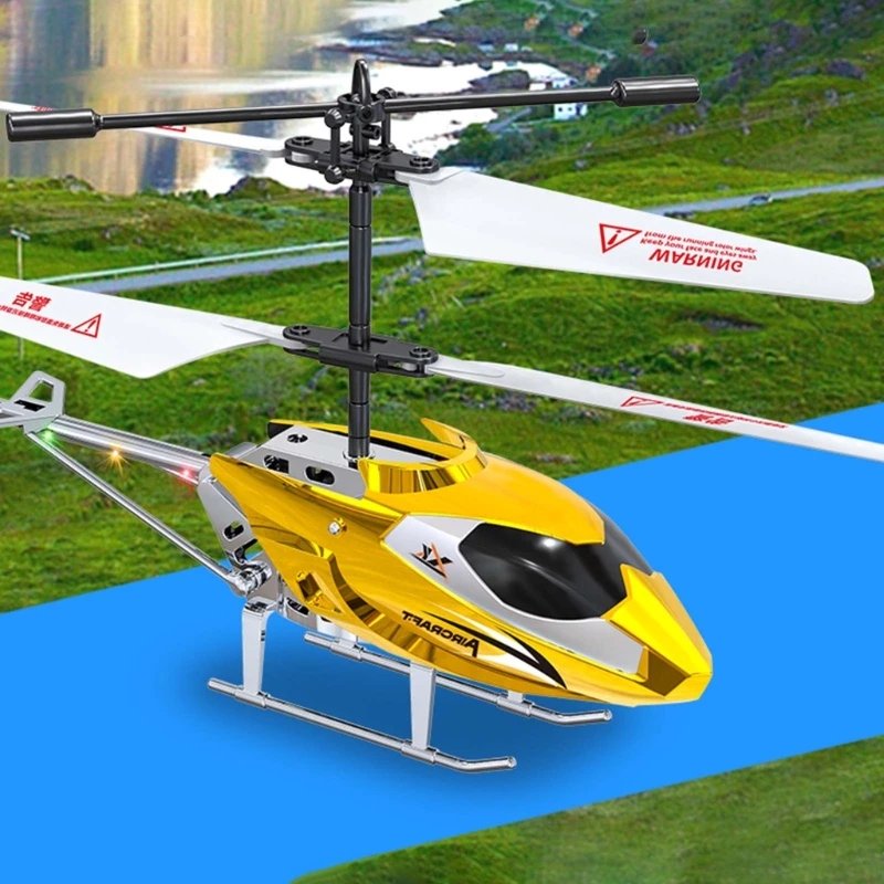 3.5CH RC Helicopter with Light Fall Resistant  XK913 Remote Control Helicopter Plane Aircraft Flying Kids Toys for Boys Gifts