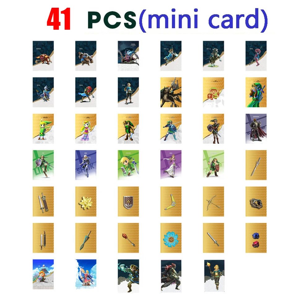 NEW  Zelda Splatoon 3 Amiibos Cards Apply to the Legend of Zelda: Tears of the Kingdo and Splatoon 3 Latest Amiibos Props