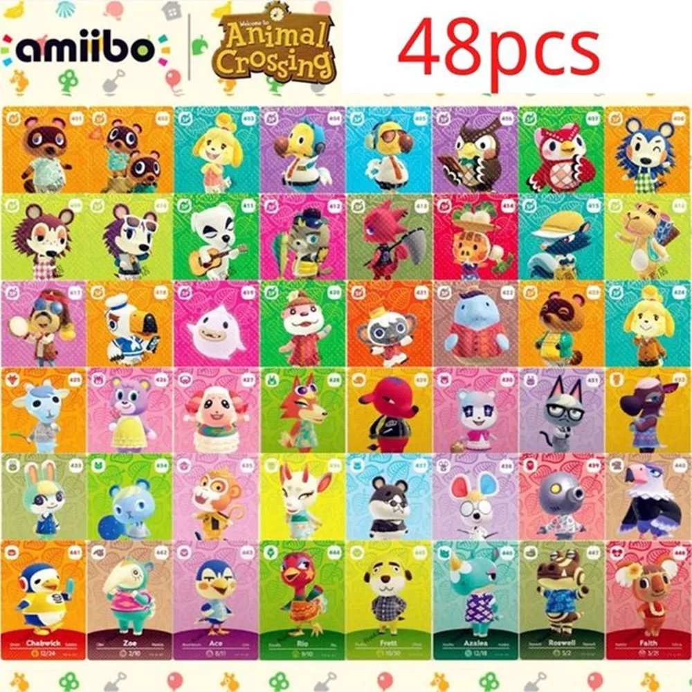 Hot Game Animals Crossing New Horizons Amiibo Card Ankha Marshal Maple NS Switch 3DS Game Set Mini NFC Cards Series 1 2 3 4 5