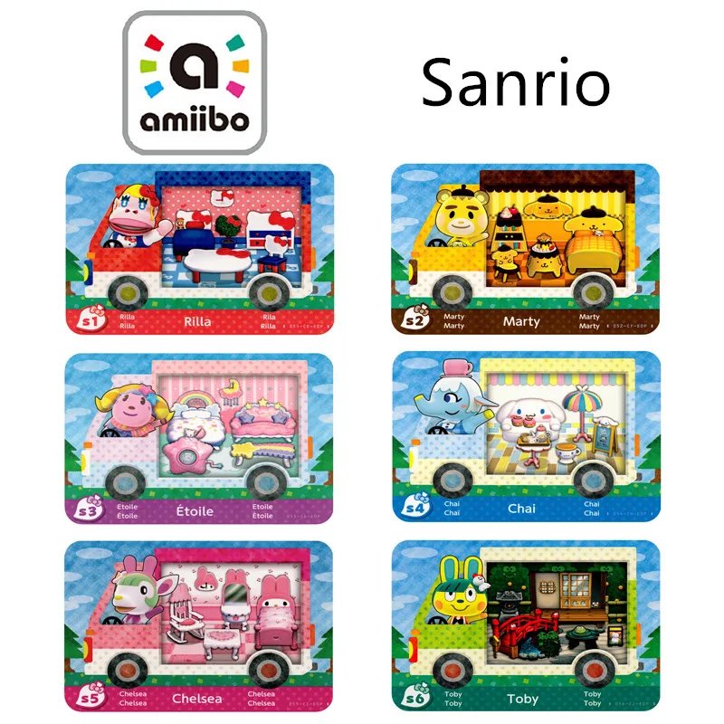 Hot Game Animals Crossing New Horizons Amiibo Card Ankha Marshal Maple NS Switch 3DS Game Set Mini NFC Cards Series 1 2 3 4 5