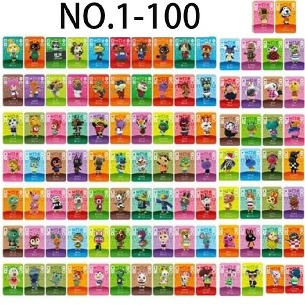 Hot Game Animals Crossing New Horizons Amiibo Card Ankha Marshal Maple NS Switch 3DS Game Set Mini NFC Cards Series 1 2 3 4 5