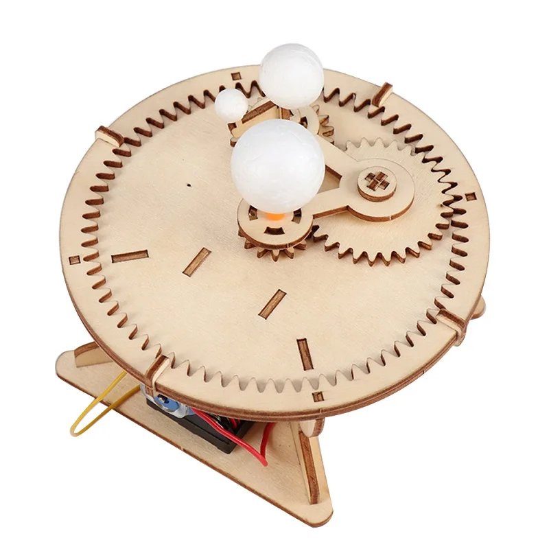 Montessori Astronomy Gifts Sun Earth Moon Planet Solar System Model DIY Kid Science Geography Toys STEM Education School Teacher