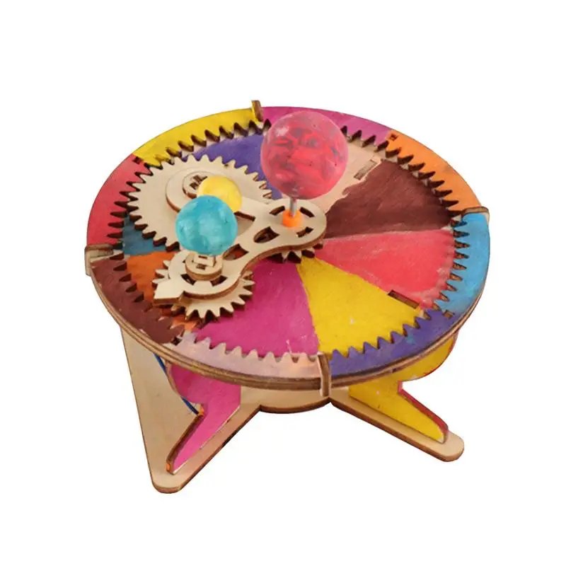 Montessori Astronomy Gifts Sun Earth Moon Planet Solar System Model DIY Kid Science Geography Toys STEM Education School Teacher