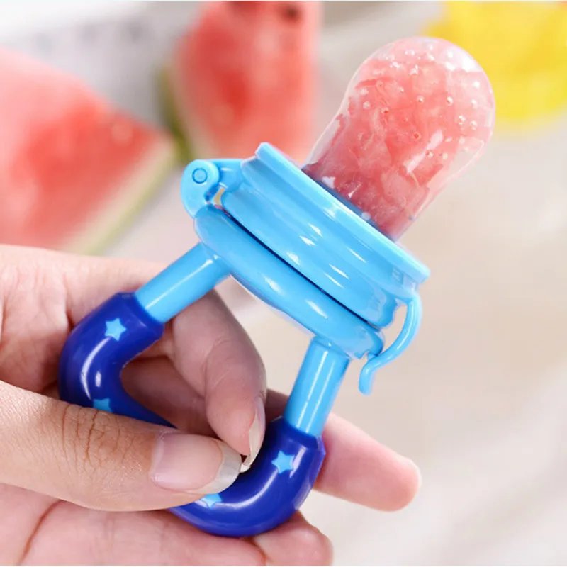 Baby Teether for Teeth Bebe Pacifier Fresh Food Feeder Babies accessories newborn Silicone Rice Cereal Fruit Bottle Squeeze