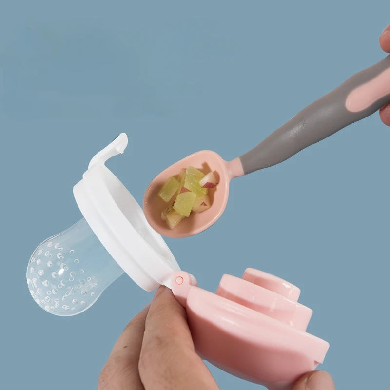 Baby Food Feeding Spoon Juice Extractor Pacifier cup Molars Baby feeding bottle Silicone Gum Fruit Vegetable Bite Eat Auxiliary Baby Food Feeding Spoon Juice Extractor Pacifier cup Molars Baby feeding bottle Silicone Gum Fruit Vegetable Bite Eat Auxiliary