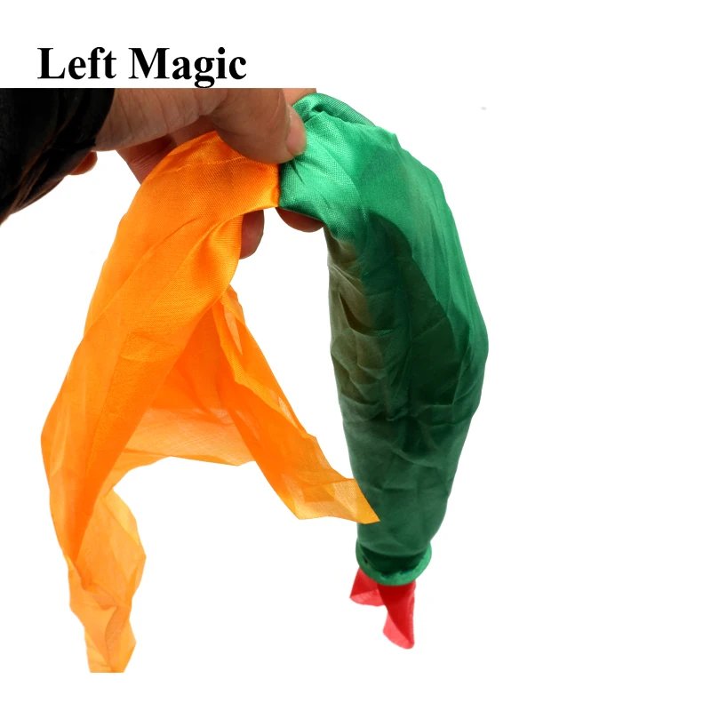 Color Changing Linked Silk Magic Trick Change Color Silk Scarf For Magic Trick By Mr. Magic Joke Props Tools 22cm * 22cm E3117