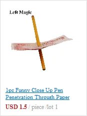 Blue to Red Color Changing Black Hole Magic Tricks Card Vanishing Close Up Props Magic Prop Illusion Gimmick Easy to do