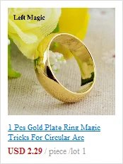 1 Pcs Hot Strong Magnetic Magic Ring Silver And Black Magician Ring Coin Magic Magic Tricks For Magic Show Close Up Magic B1024