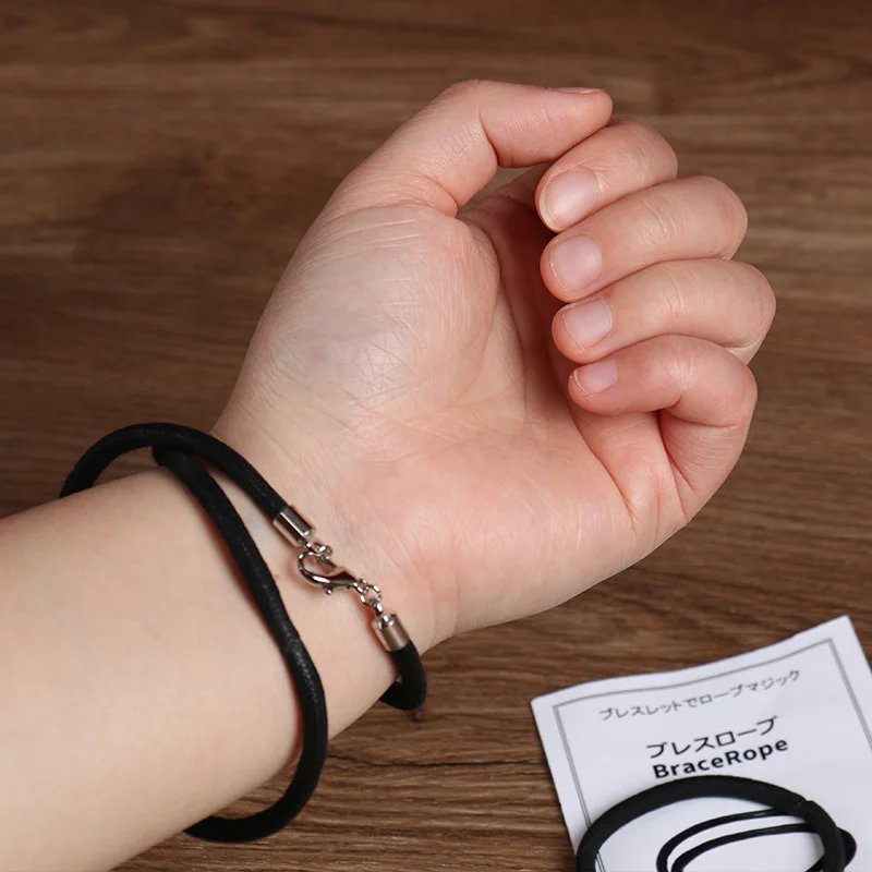 Tenyo Bracelet Hallucinatory Bracelet Rope Knot Transfer Magic Tricks Close-up Interaction Magic Props Illusions Prediction Mind
