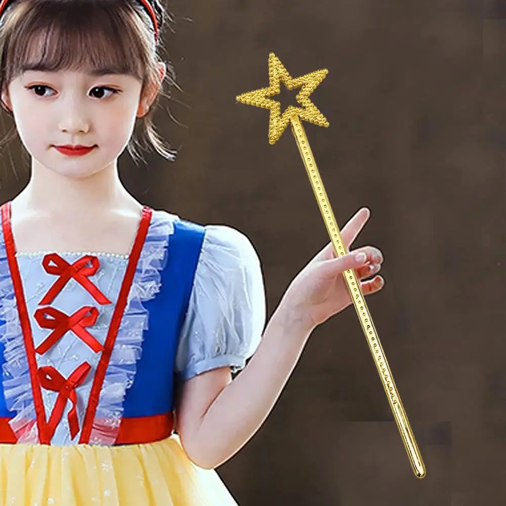Magic Wand For Kids Golden Silver 13 Inches Star Wand Fairy Princess Angel Wand Sticks For Girls Costume Birthday Party Wedding