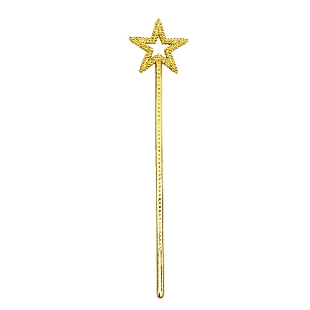Magic Wand For Kids Golden Silver 13 Inches Star Wand Fairy Princess Angel Wand Sticks For Girls Costume Birthday Party Wedding