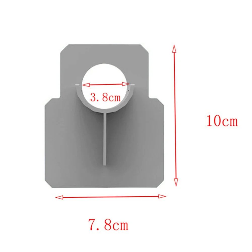 2PCS Swimming Pool Pipe Fixing Holder Support for Intex Above Ground Pool 30-38mm Hose Outlet Mount Bracket with Cable Tie Clamp