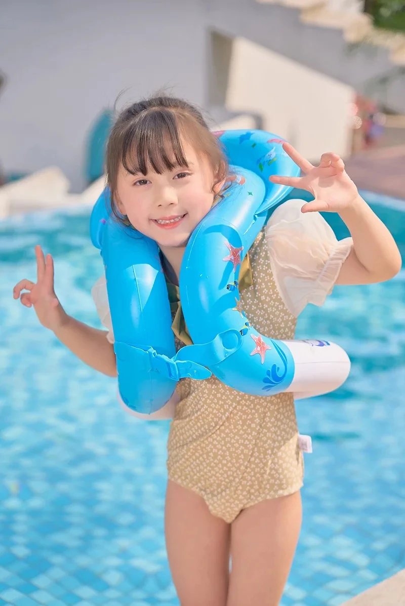 Baby Swimming Ring Child Swim Ring Vest Inflatable Swimming Circle Swim Pool Float Water Play Tube Pool Party Toy