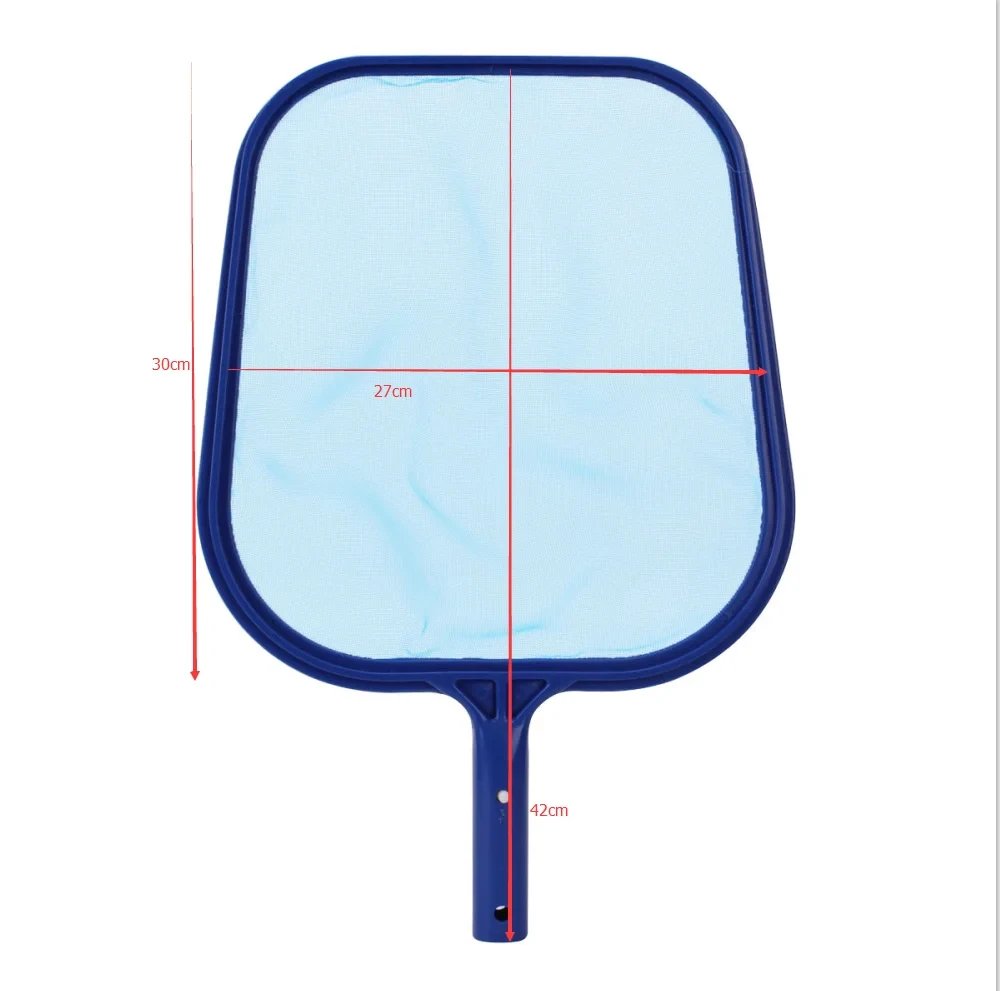 1pcs Swimming Pool Leaf Rake Mesh Skimmer Net Pole Swimming Pool Spa Cleaning Skimmer Cleaning Tool