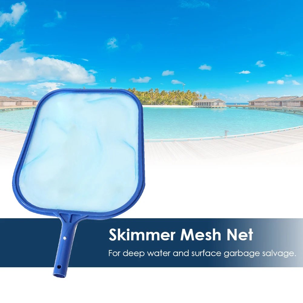 Leaf Skimmer Swimming Pools Cleaning Net SPA Rubbish Skimmer Rake Leaf Mesh Deep Bag Pond Leaves Cleaning Net Pool Accessories
