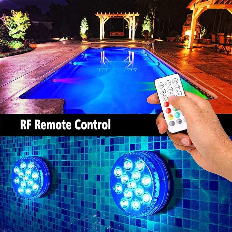 Pool Light Underwater Swimming Pool Lighting 13LEDs Updated Submersible Light IP68 Outdoor Spotlight for Aquarium Fish Tank Pond Pool Light Underwater Swimming Pool Lighting 13LEDs Updated Submersible Light IP68 Outdoor Spotlight for Aquarium Fish Tank Pond