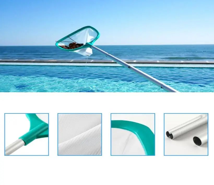 Pond Skimmer Net Summer Pool Skimmer Net With Retractable Pole Leaf Removal Garden Pond Professional Cleaning Tools