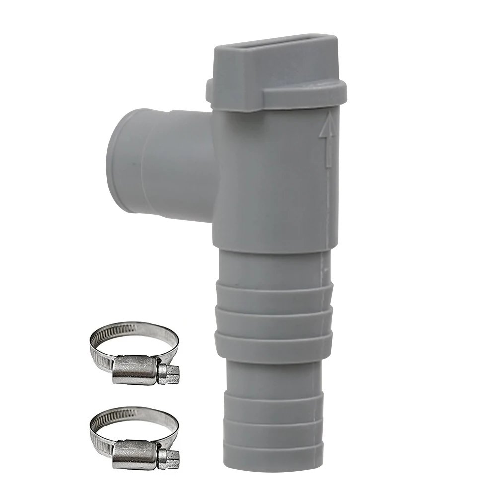 PVC Pool Filter Pump Adapter Durable 32mm Pool On/Off Plunger Valve Sealed Replacement for Outdoor Equipment Parts