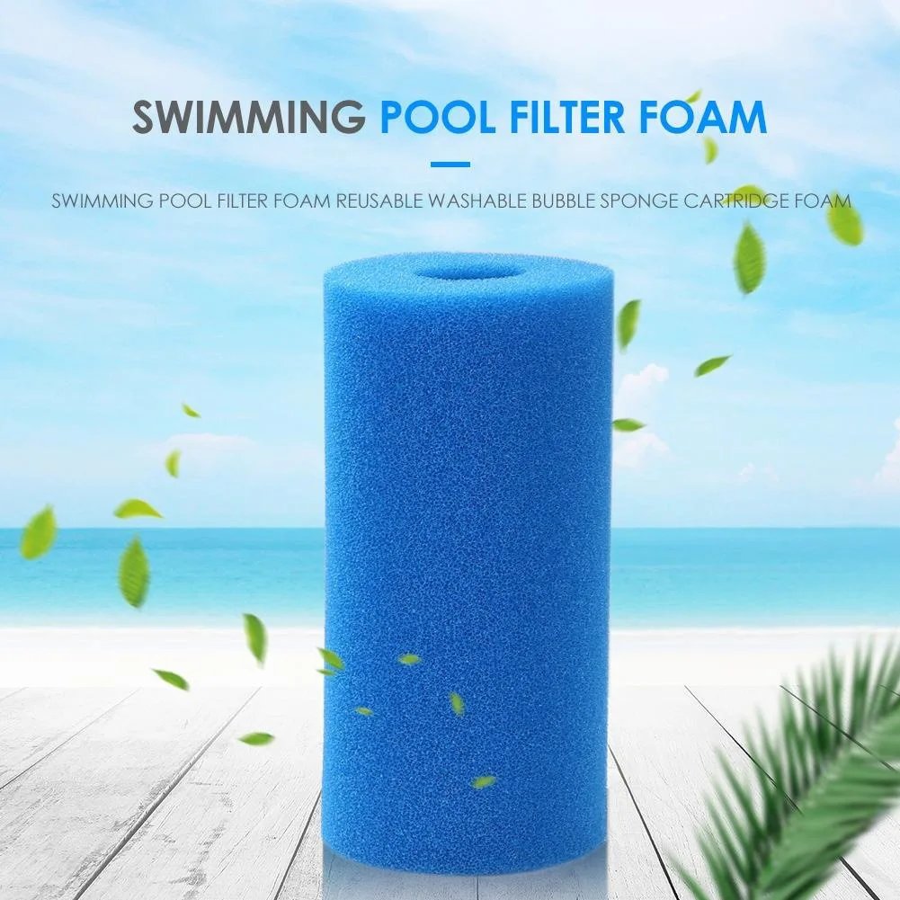 Swimming Pool Foam Filter Sponge Reusable Biofoam Cleaner Water Cartridge Intex Type Swimming Pool Accessories piscina piscine