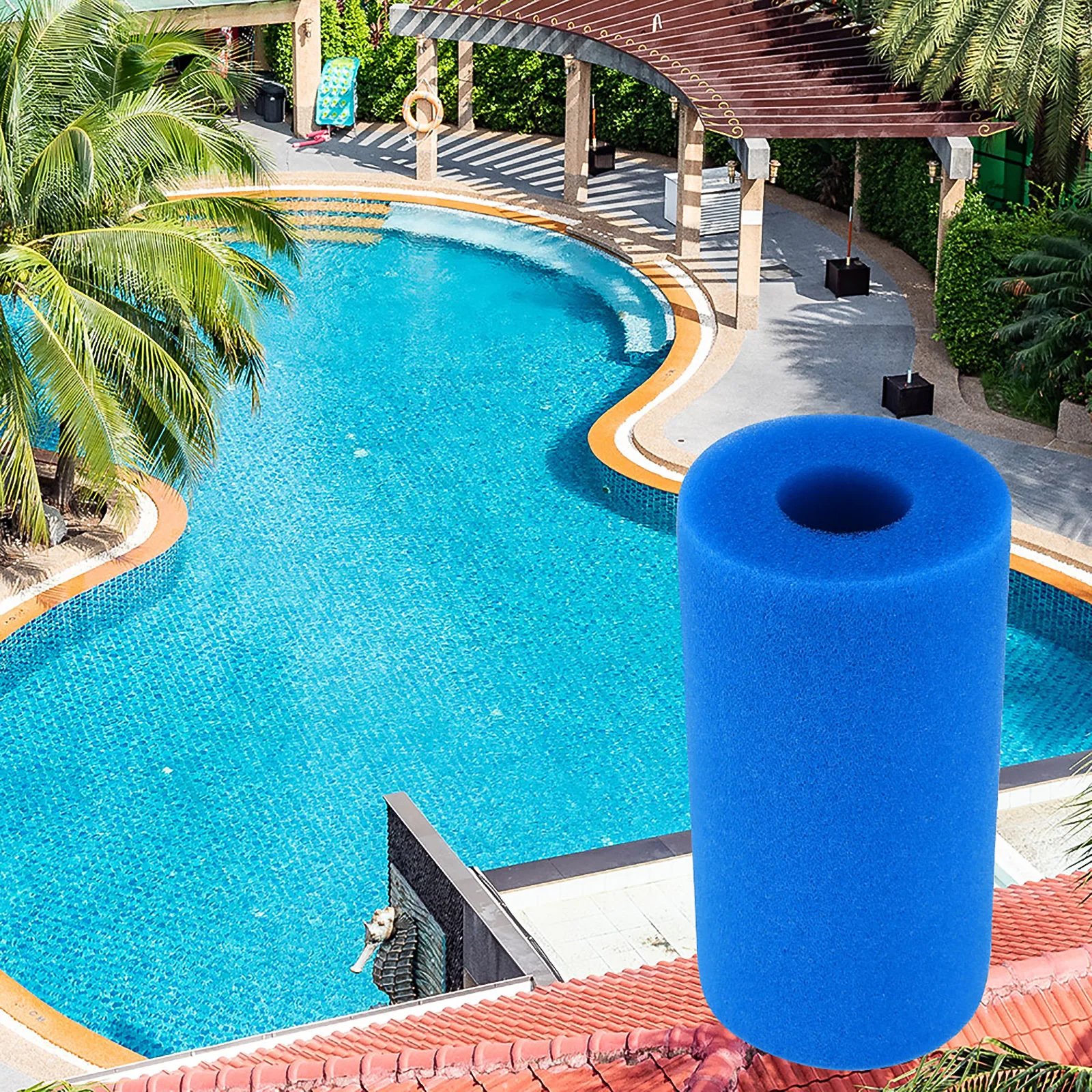 Swimming Pool Foam Filter Sponge Reusable Biofoam Cleaner Water Cartridge Intex Type Swimming Pool Accessories piscina piscine Swimming Pool Foam Filter Sponge Reusable Biofoam Cleaner Water Cartridge Intex Type Swimming Pool Accessories piscina piscine