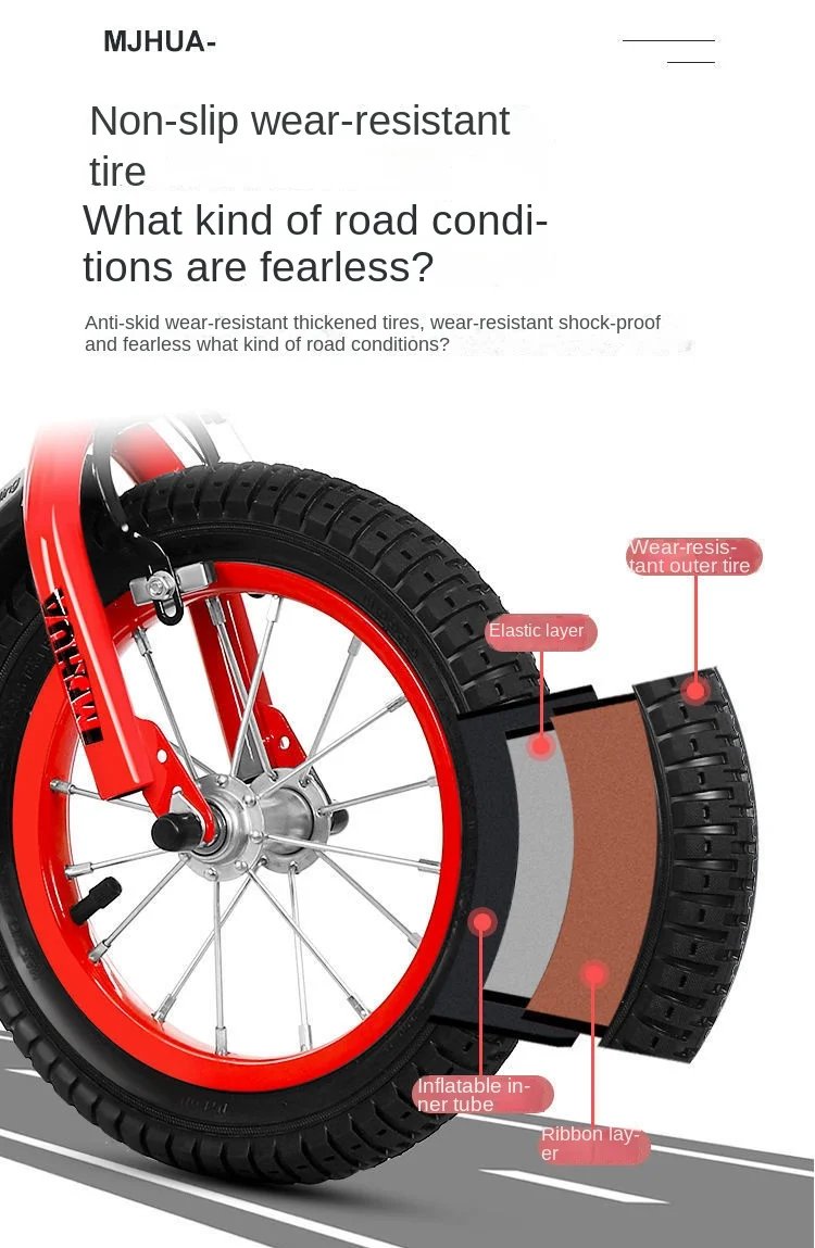 Cross Life Children's Bicycle 12/14/16 Inch Boys And Girls Baby Stroller Children's Bicycle Primary School Students' Bicycle New