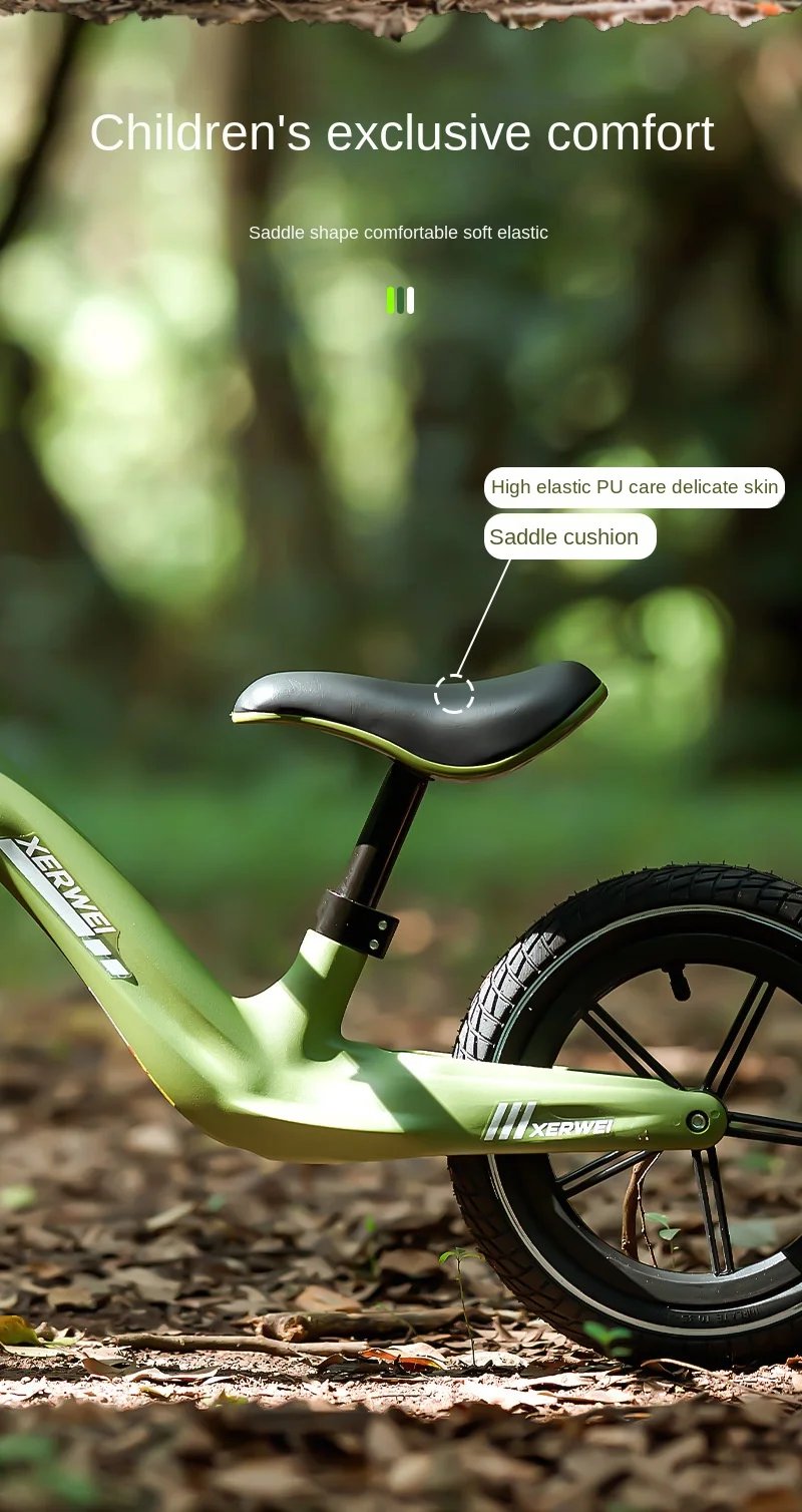 Grylls Children's balance bike sliding bike 2-wheel pedal free baby walking bike male and female children's sliding bike hot new