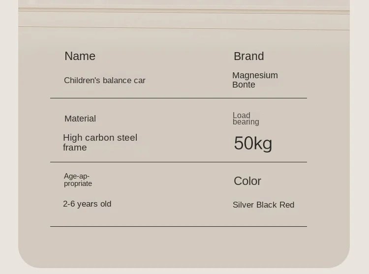 Chase New High Carbon Steel Children's Balance Bike For 2-6 Years Old New Two Wheeled Non Pedal Bike Sliding And Sliding