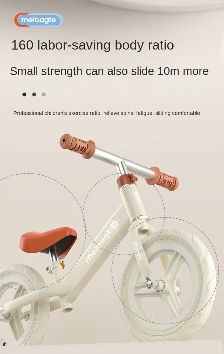 Chase New High Carbon Steel Children's Balance Bike For 2-6 Years Old New Two Wheeled Non Pedal Bike Sliding And Sliding