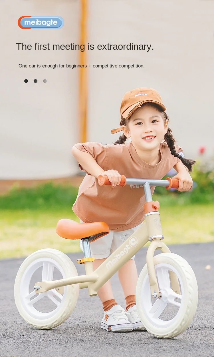 Chase New High Carbon Steel Children's Balance Bike For 2-6 Years Old New Two Wheeled Non Pedal Bike Sliding And Sliding
